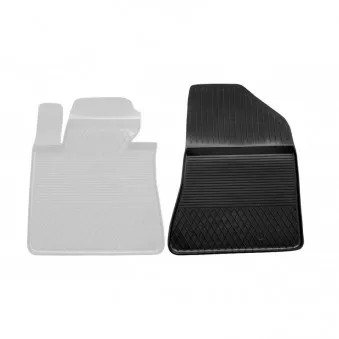 Tapis en caoutchouc MG Passat II Rear, model - (25 LEFT) AMIO MG-QX-P