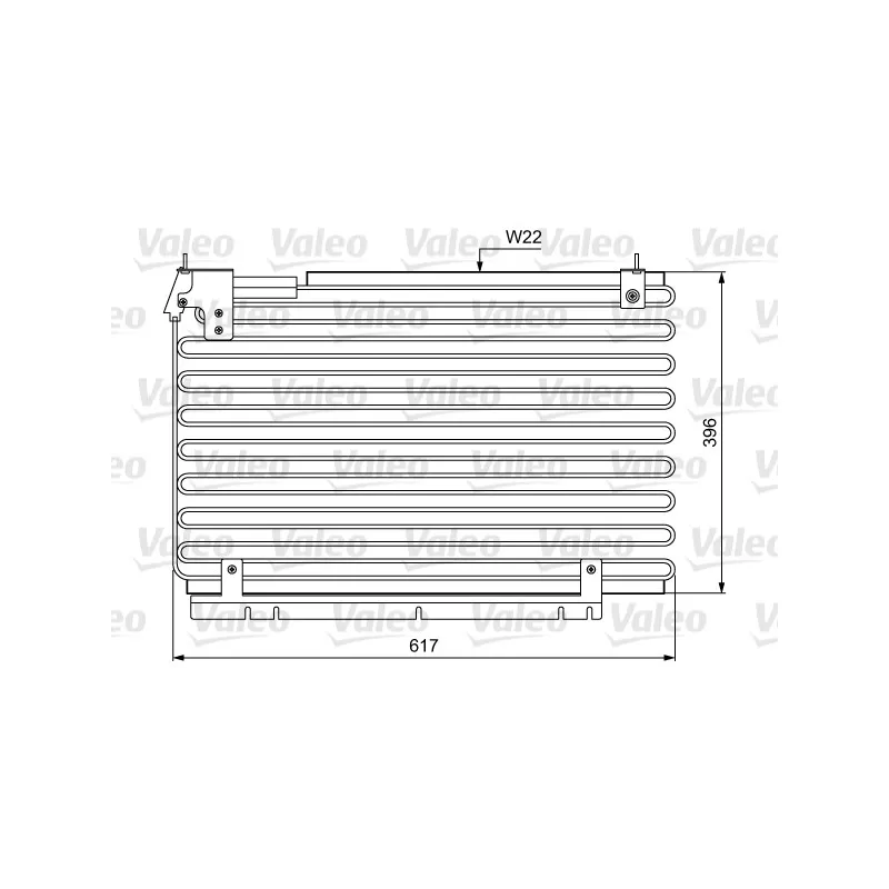 Condenseur, climatisation VALEO 814034