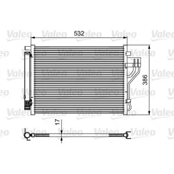 Condenseur, climatisation VALEO 814494