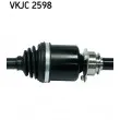 Arbre de transmission SKF VKJC 2598 - Visuel 3