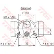 Cylindre de roue TRW BWB130 - Visuel 2