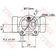 Cylindre de roue TRW BWC161 - Visuel 2