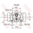 Cylindre de roue TRW BWC187 - Visuel 2