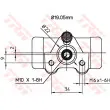 Cylindre de roue TRW BWD127 - Visuel 2