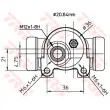 Cylindre de roue TRW BWF153 - Visuel 2