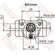 Cylindre de roue TRW BWF262 - Visuel 2