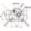 Cylindre de roue TRW BWF298 - Visuel 2