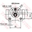 Cylindre de roue TRW BWF311 - Visuel 2