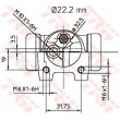 Cylindre de roue TRW BWH135 - Visuel 2