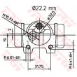 Cylindre de roue TRW BWH141 - Visuel 2