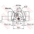 Cylindre de roue TRW BWH232 - Visuel 2