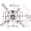 Cylindre de roue TRW BWH374 - Visuel 2