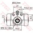 Cylindre de roue TRW BWH377 - Visuel 2