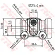 Cylindre de roue TRW BWL111 - Visuel 2