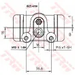 Cylindre de roue TRW BWL112 - Visuel 2