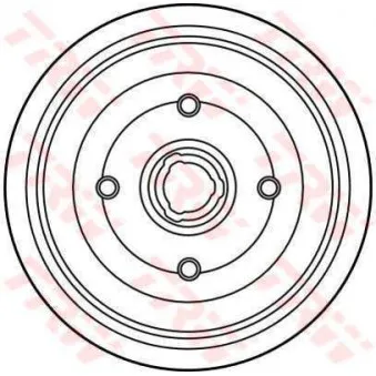 Tambour de frein TRW DB4161