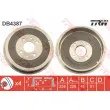 Tambour de frein TRW DB4387 - Visuel 1