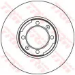 Jeu de 2 disques de frein avant TRW DF1704 - Visuel 2