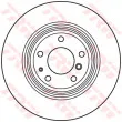 Disque de frein arrière gauche TRW DF4891 - Visuel 2