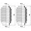 Jeu de joints-soufflets, direction MOOG K150003 - Visuel 1