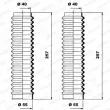 Jeu de joints-soufflets, direction MOOG K150077 - Visuel 1