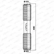 Jeu de joints-soufflets, direction MOOG K150078 - Visuel 1