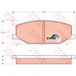 Jeu de 4 plaquettes de frein avant TRW GDB383 - Visuel 1