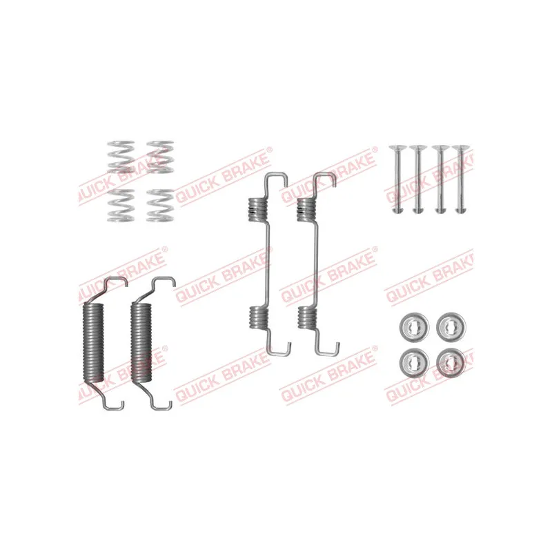 Kit d'accessoires, mâchoires de frein de stationnement QUICK BRAKE 105-0052