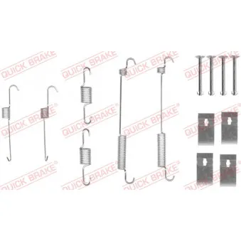 Kit d'accessoires, mâchoire de frein QUICK BRAKE 105-0846