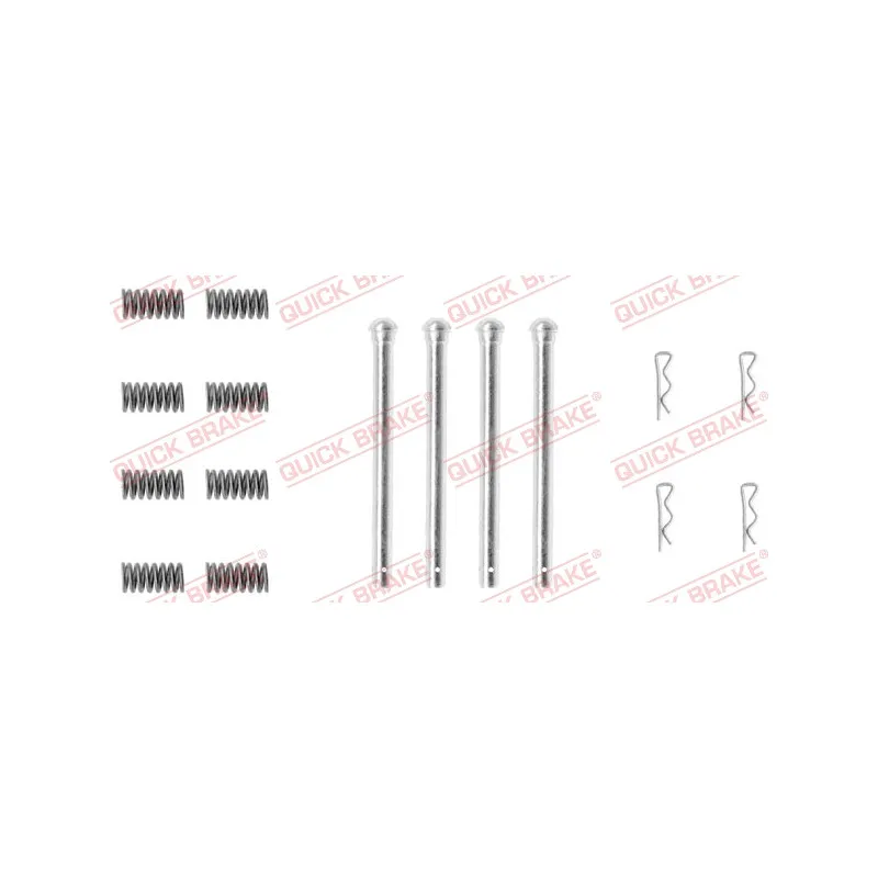 Kit d'accessoires, plaquette de frein à disque QUICK BRAKE 109-0970