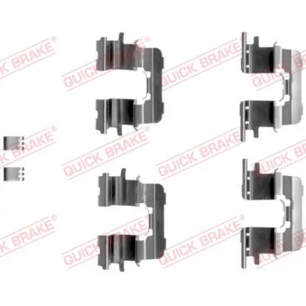 Kit d'accessoires, plaquette de frein à disque QUICK BRAKE 109-1290