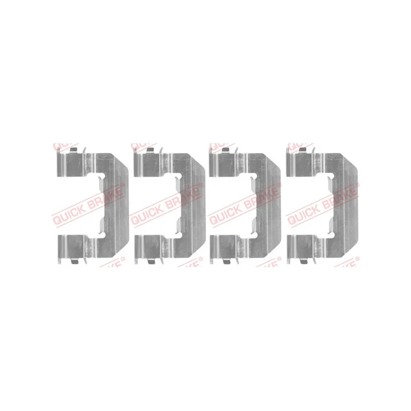 Kit d'accessoires, plaquette de frein à disque QUICK BRAKE 109-1824