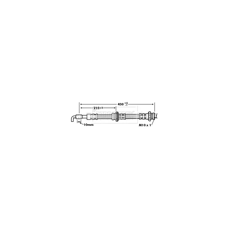 Flexible de frein BORG & BECK BBH6756