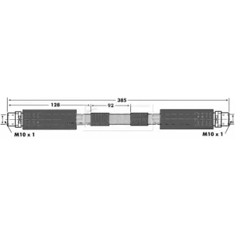 Flexible de frein BORG & BECK BBH6918