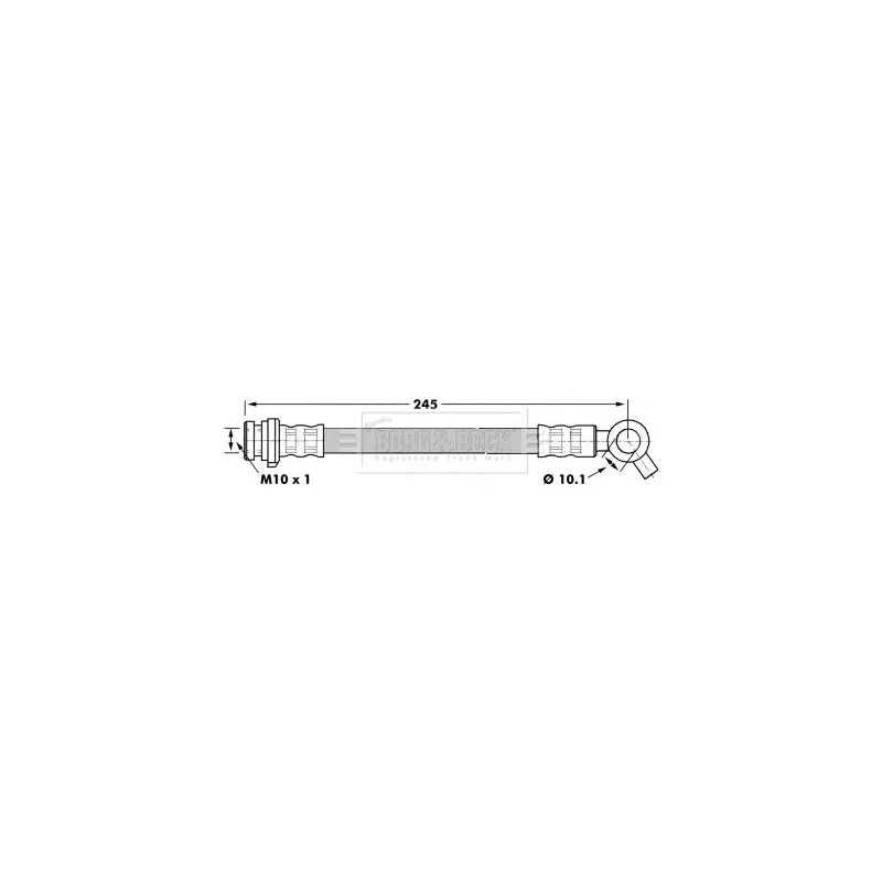 Flexible de frein BORG & BECK BBH7165