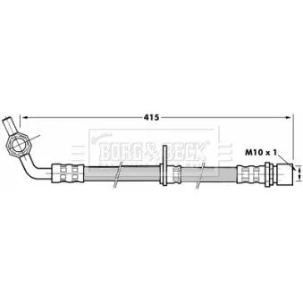 Flexible de frein BORG & BECK BBH7279