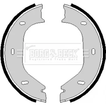 Jeu de mâchoires de frein BORG & BECK BBS6138