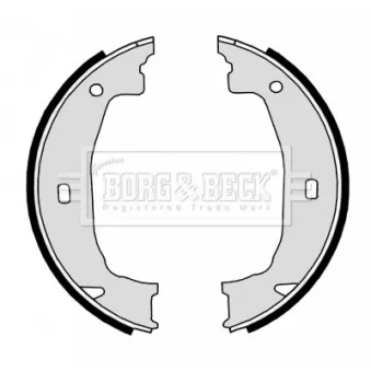 Jeu de mâchoires de frein BORG & BECK BBS6315
