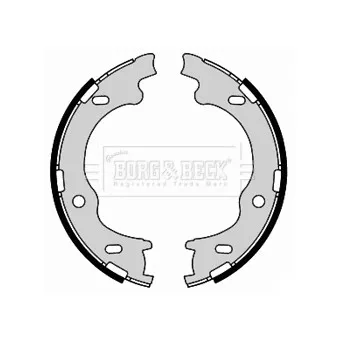 Jeu de mâchoires de frein BORG & BECK BBS6400