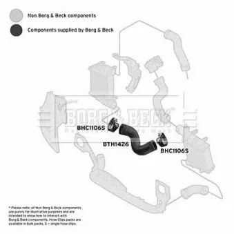 Gaine de suralimentation BORG & BECK BTH1426