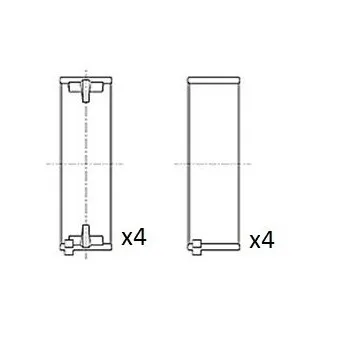 Coussinet de bielle FAI AutoParts BB2002-050