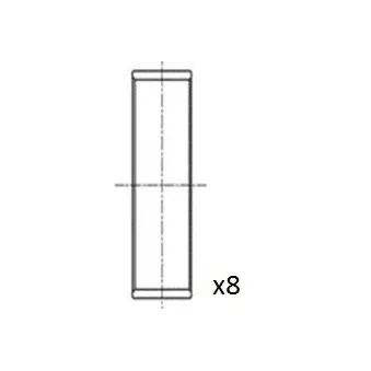 Coussinet de bielle FAI AutoParts BB2037-050