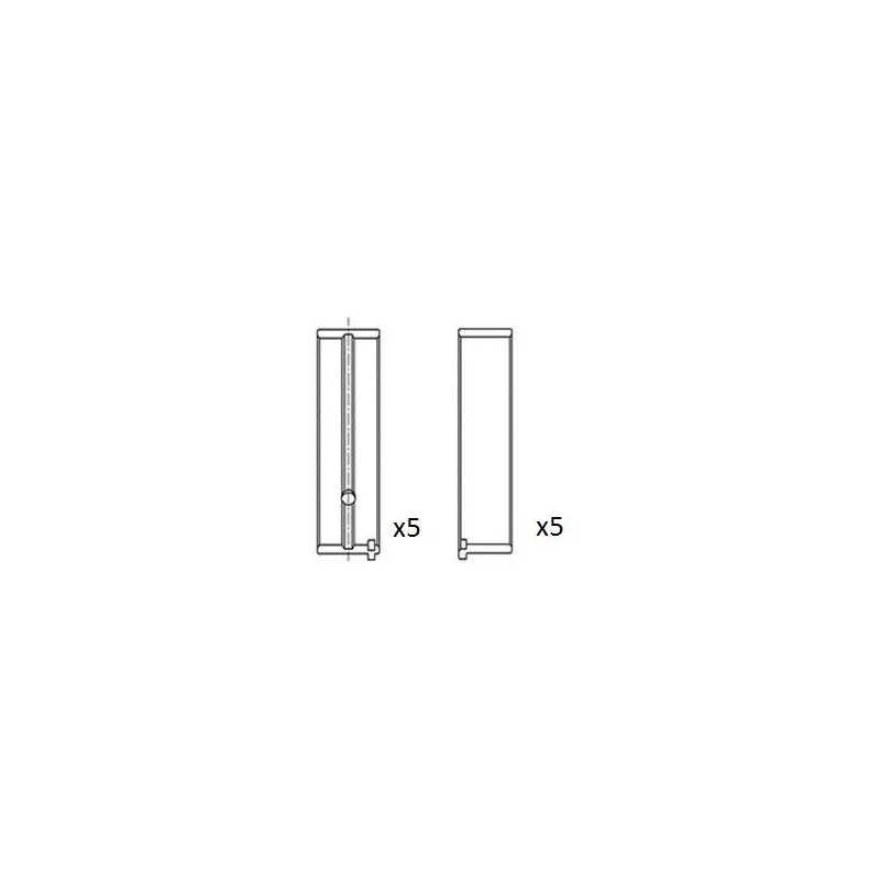 Coussinet de vilebrequin FAI AutoParts BM1000-050