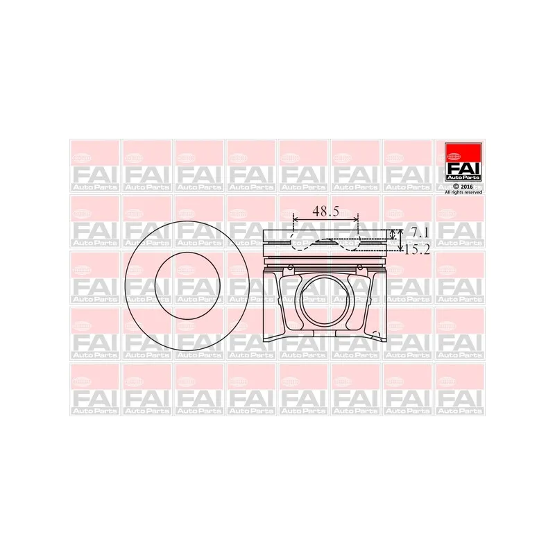 Piston FAI AutoParts PK10-000