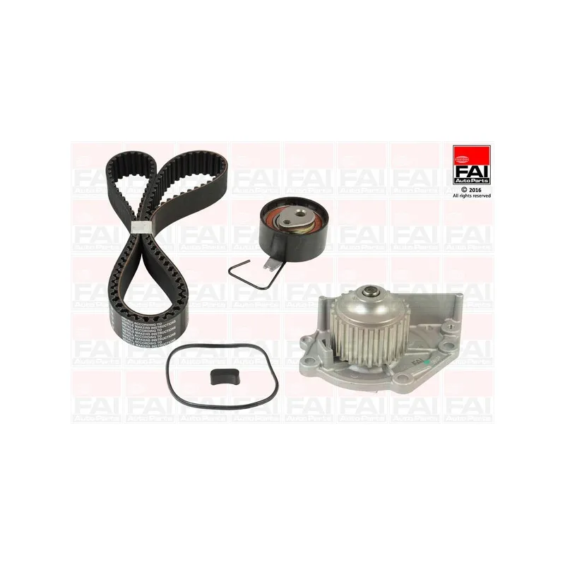 Pompe à eau + kit de courroie de distribution FAI AutoParts TBK155-2743