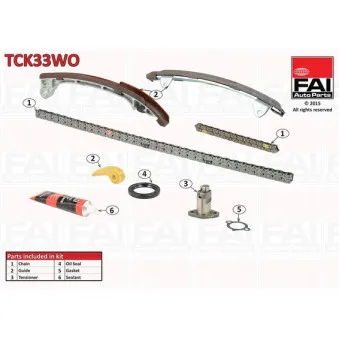 Kit de distribution par chaîne FAI AutoParts TCK33WO