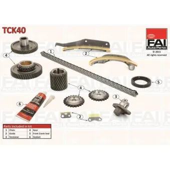 Kit de distribution par chaîne FAI AutoParts TCK40