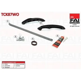 Kit de distribution par chaîne FAI AutoParts TCK87WO