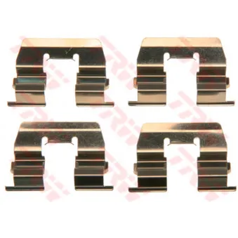 Kit d'accessoires, plaquette de frein à disque TRW PFK601