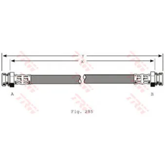 Flexible de frein TRW PHA219